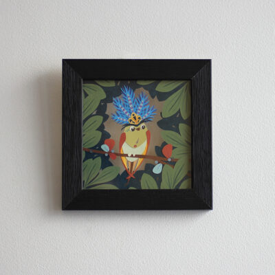 oiseau indien une branche, bird in a tree