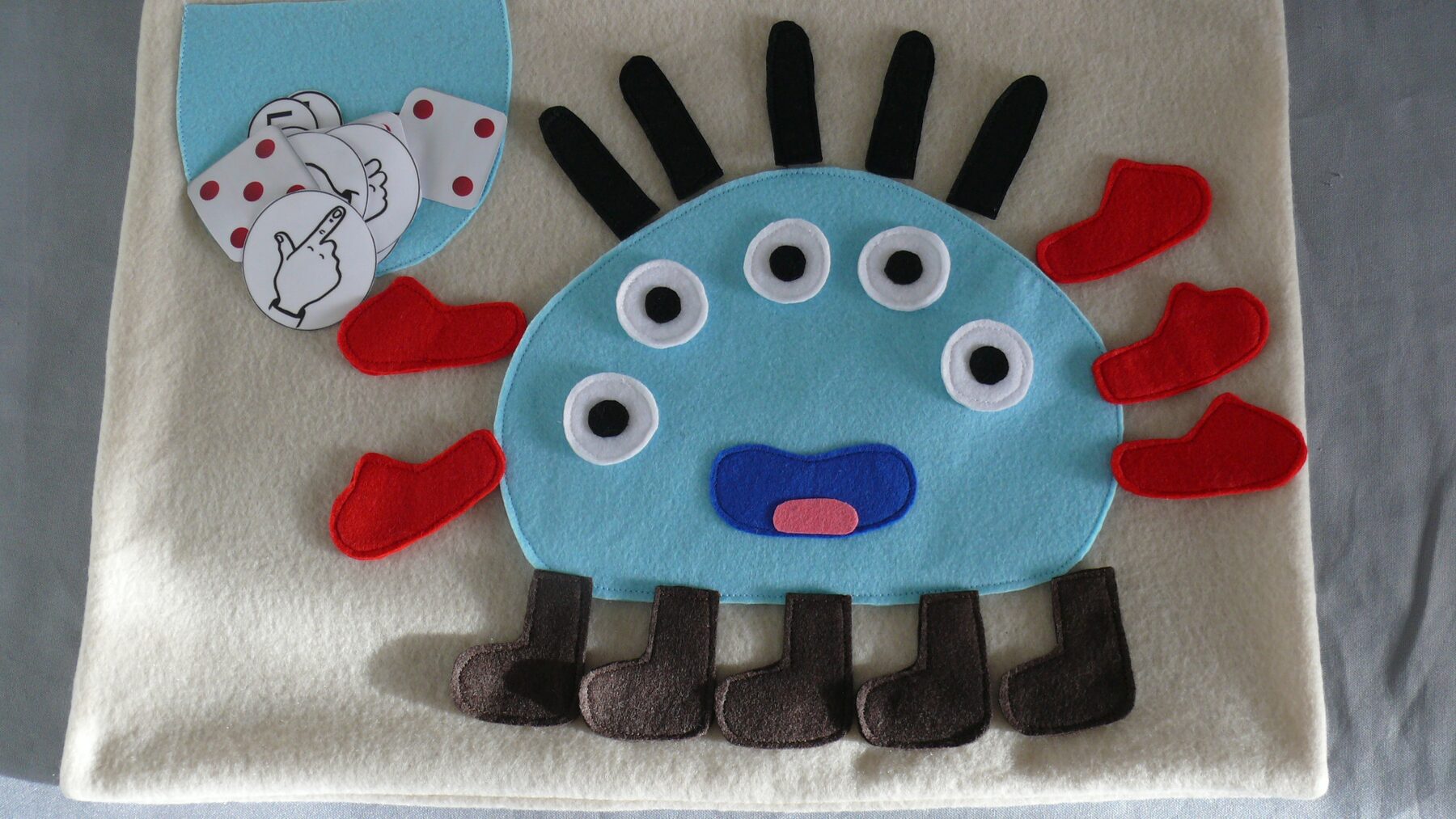 Tapis monstre à compter méthode MHM/monstre à compter méthode MHM – Image 2