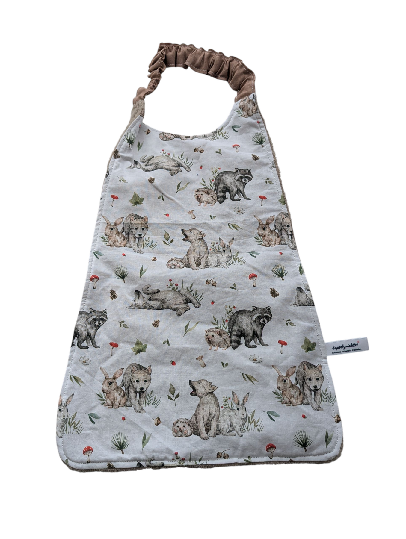 Serviette de cantine élastiquée personnalisée – Bambou & Coton – Image 4