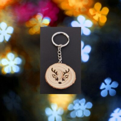 Porte clé Renne Noël