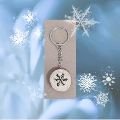 Porte clé neige