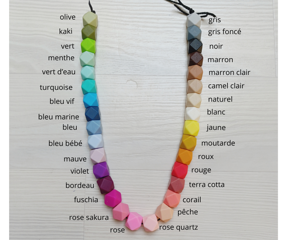 perles hexagonales
