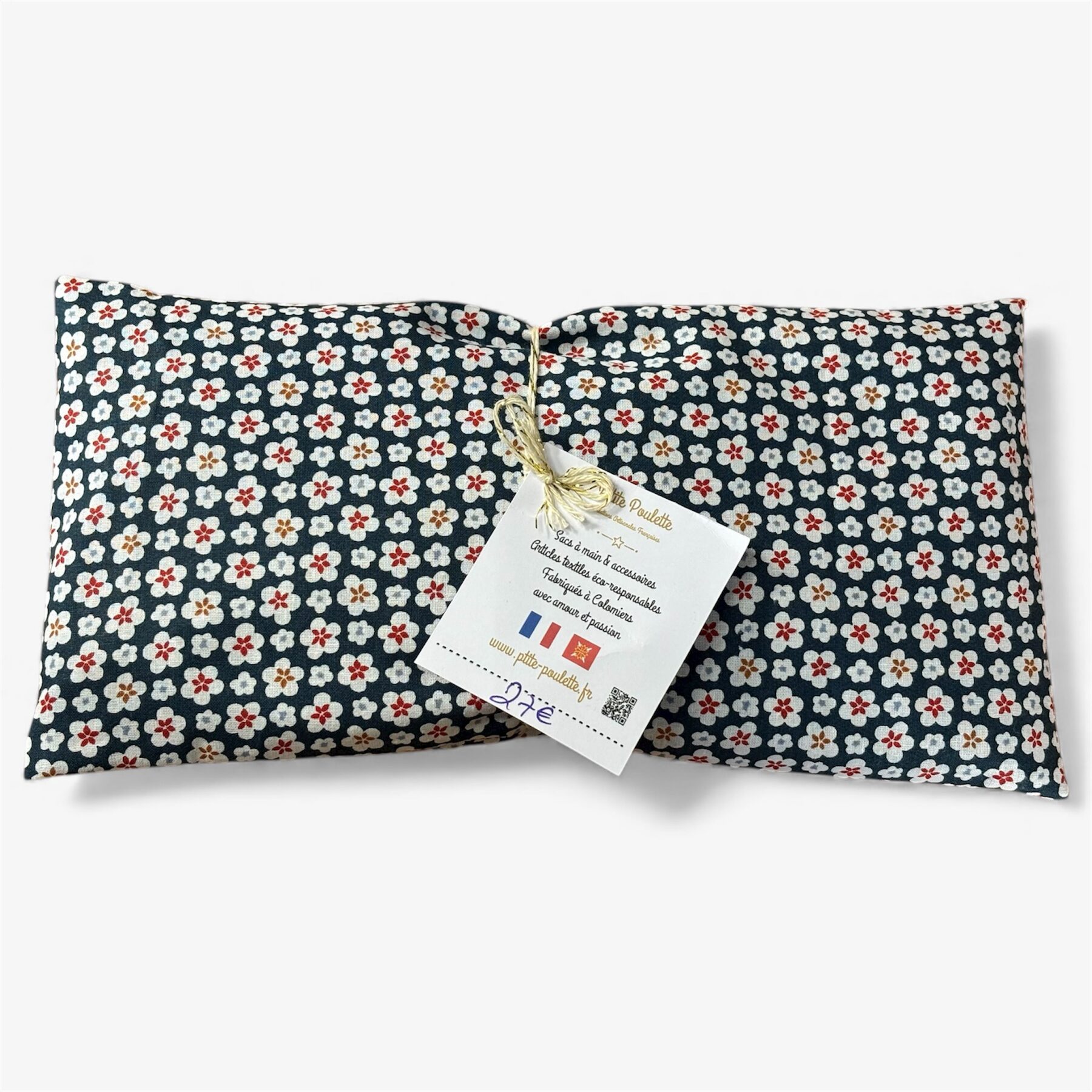 🌿 Bouillotte Relaxante aux Graines de Lin et Lavande - Création Artisanale Française