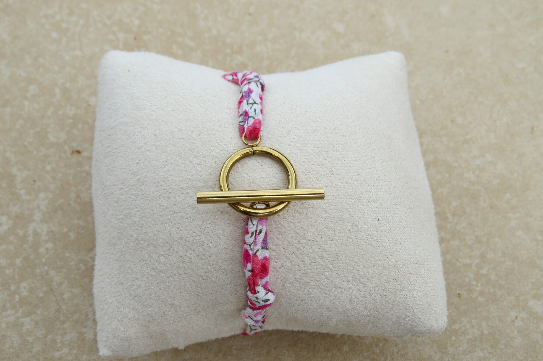 Bracelet Ruban et fermoir acier inoxydable – Image 2