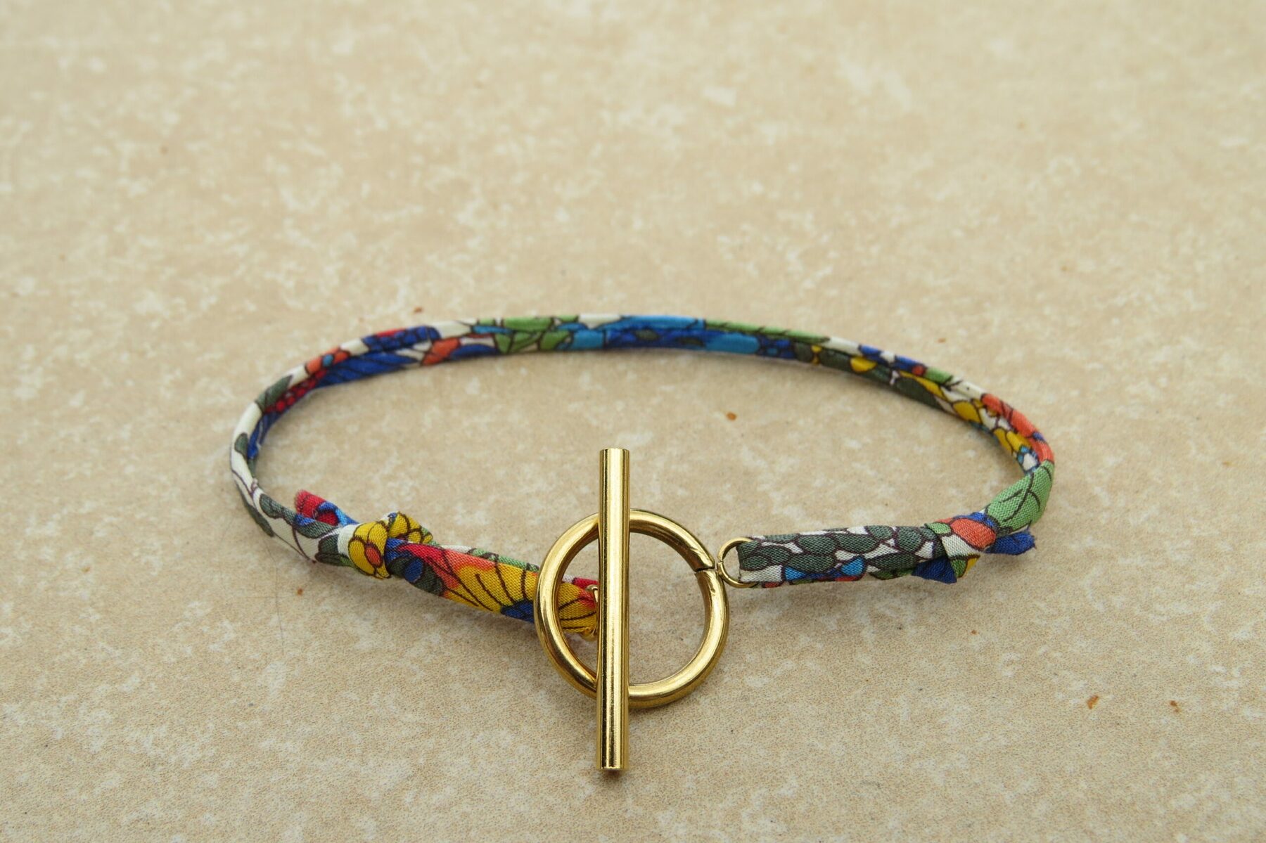 Bracelet Ruban et fermoir acier inoxydable (Copie)
