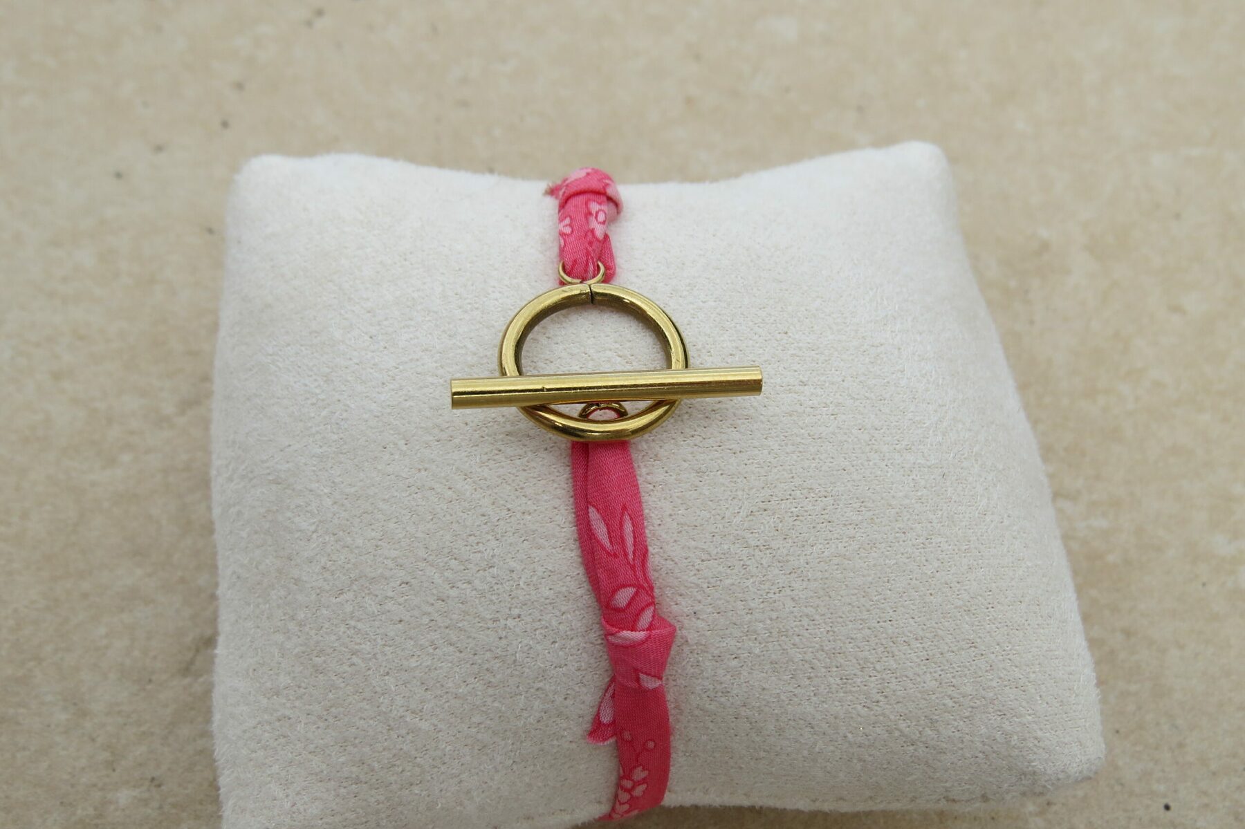 Bracelet Ruban et fermoir acier inoxydable – Image 3