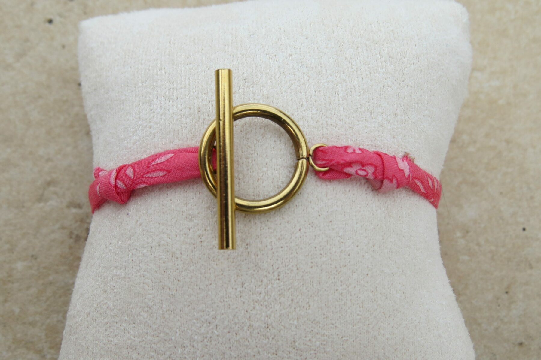 Bracelet Ruban et fermoir acier inoxydable – Image 2