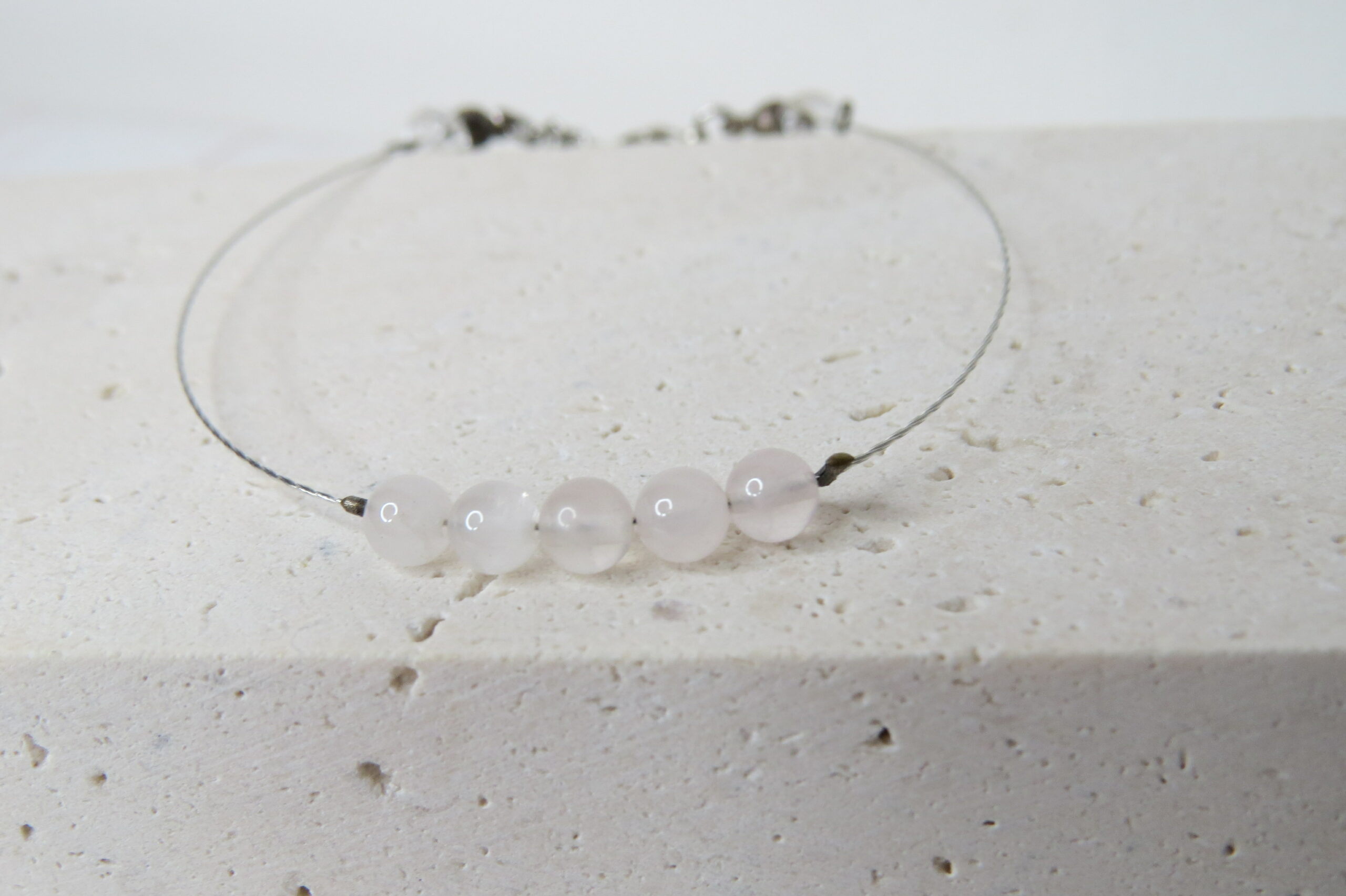 Bracelet quartz sur câble