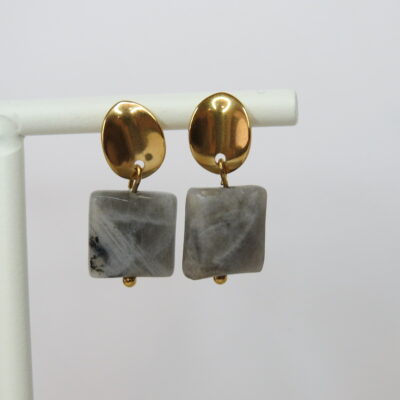 Boucles d'oreilles pierres naturelles