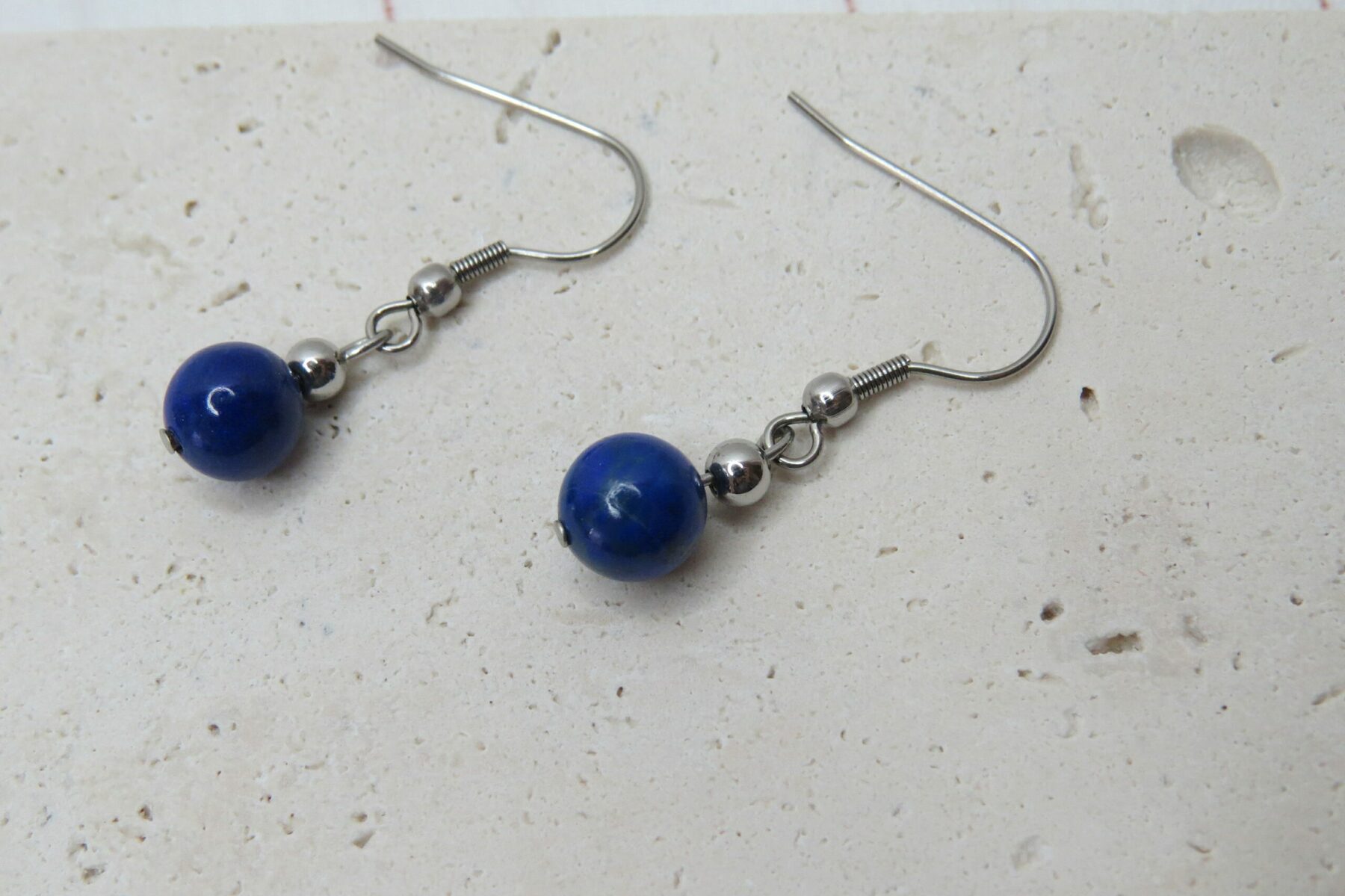 Boucles d'oreilles pierres naturelles – Image 3