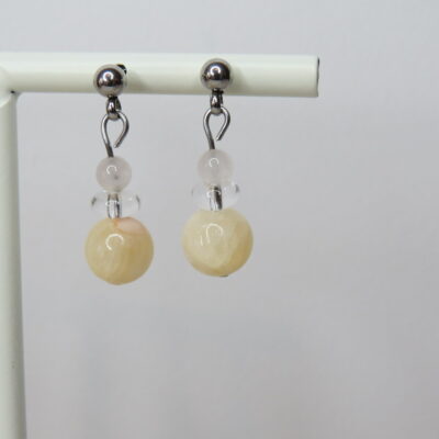 Boucles d'oreilles pierres naturelles