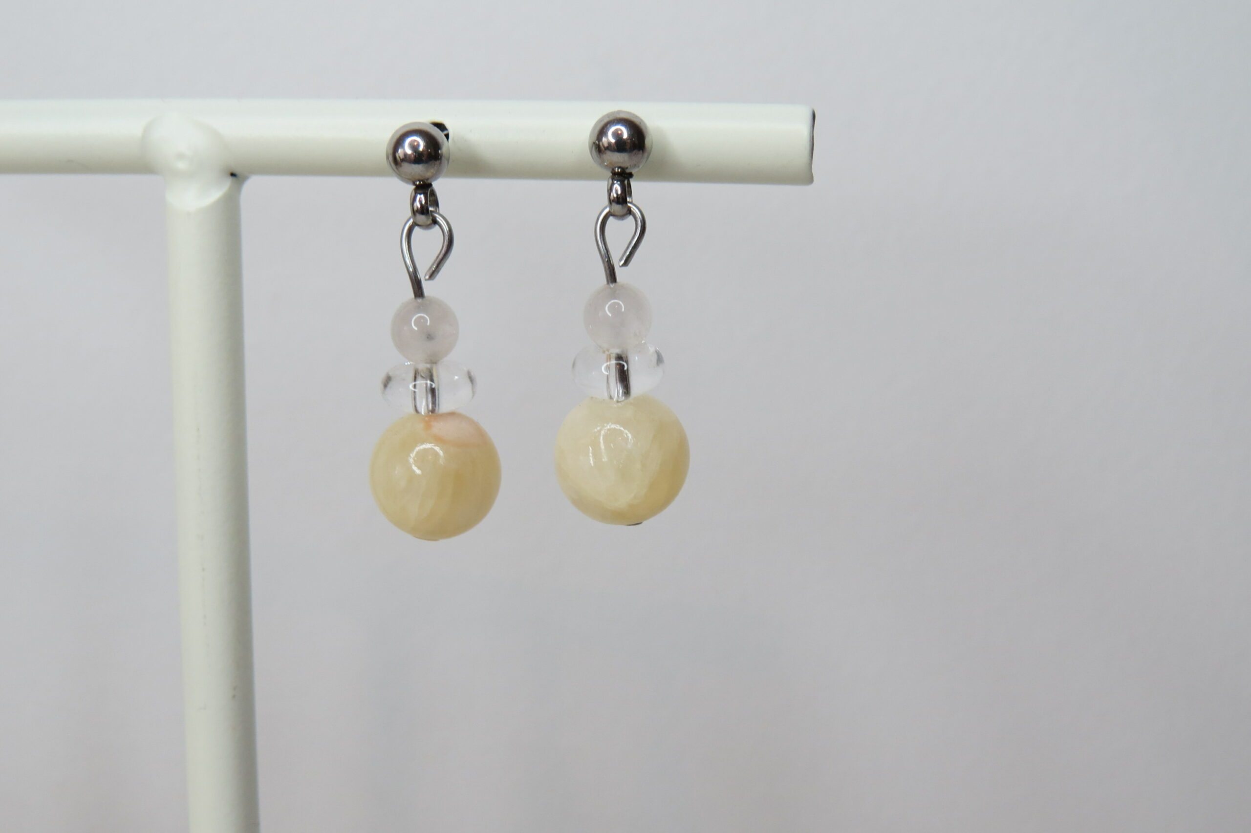 Boucles d'oreilles pierres naturelles