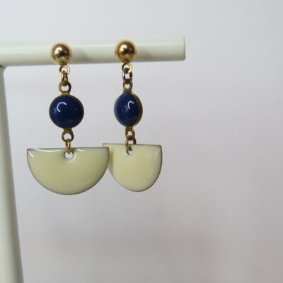 Boucles d'oreilles émail