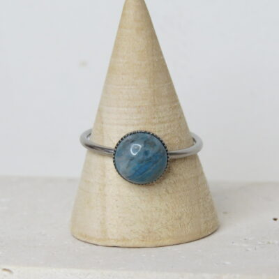 Bague _ Agathe et acier inoxydable