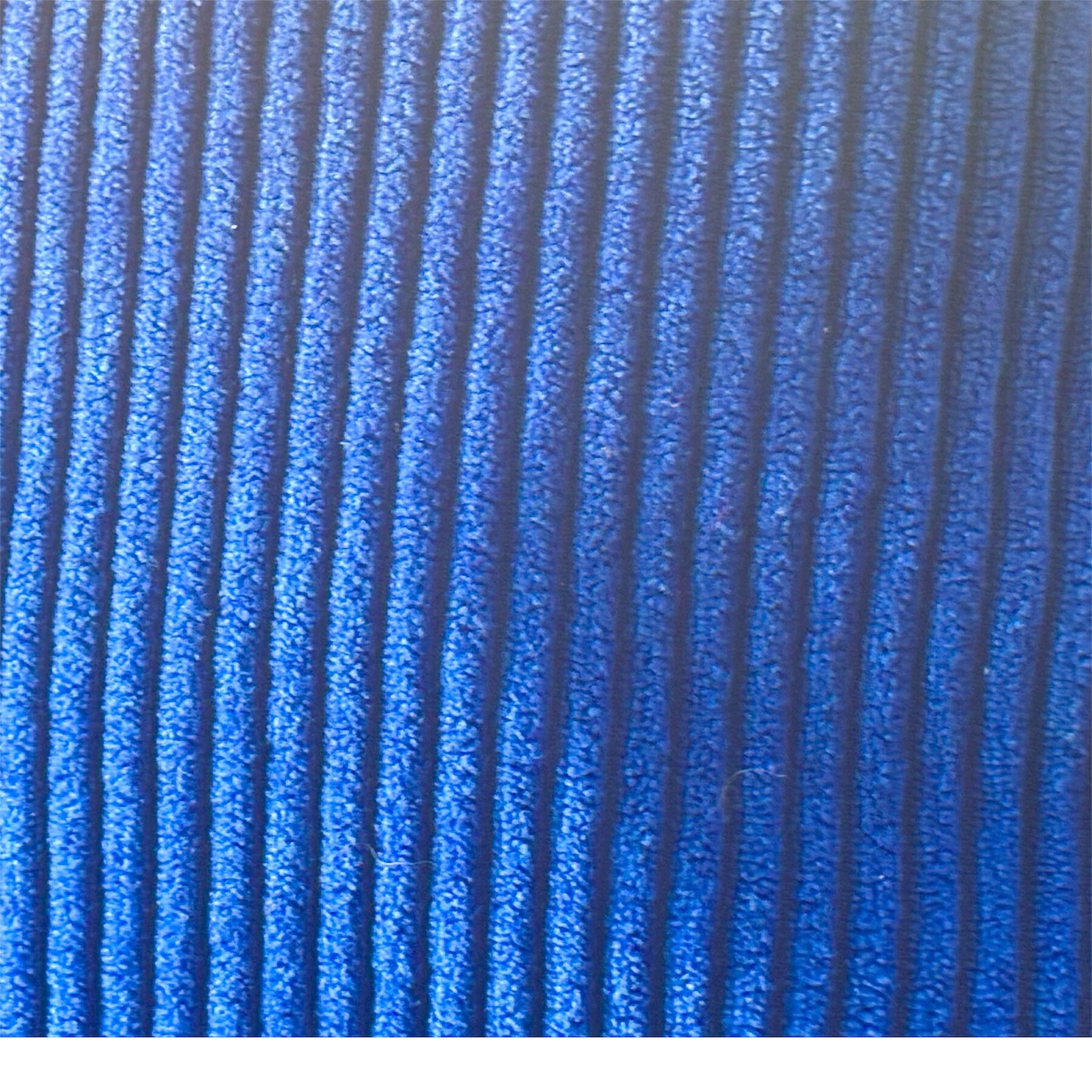 Sac Cabas Femme en Velours Côtelé Bleu roi – Création Artisanale Française – Image 4