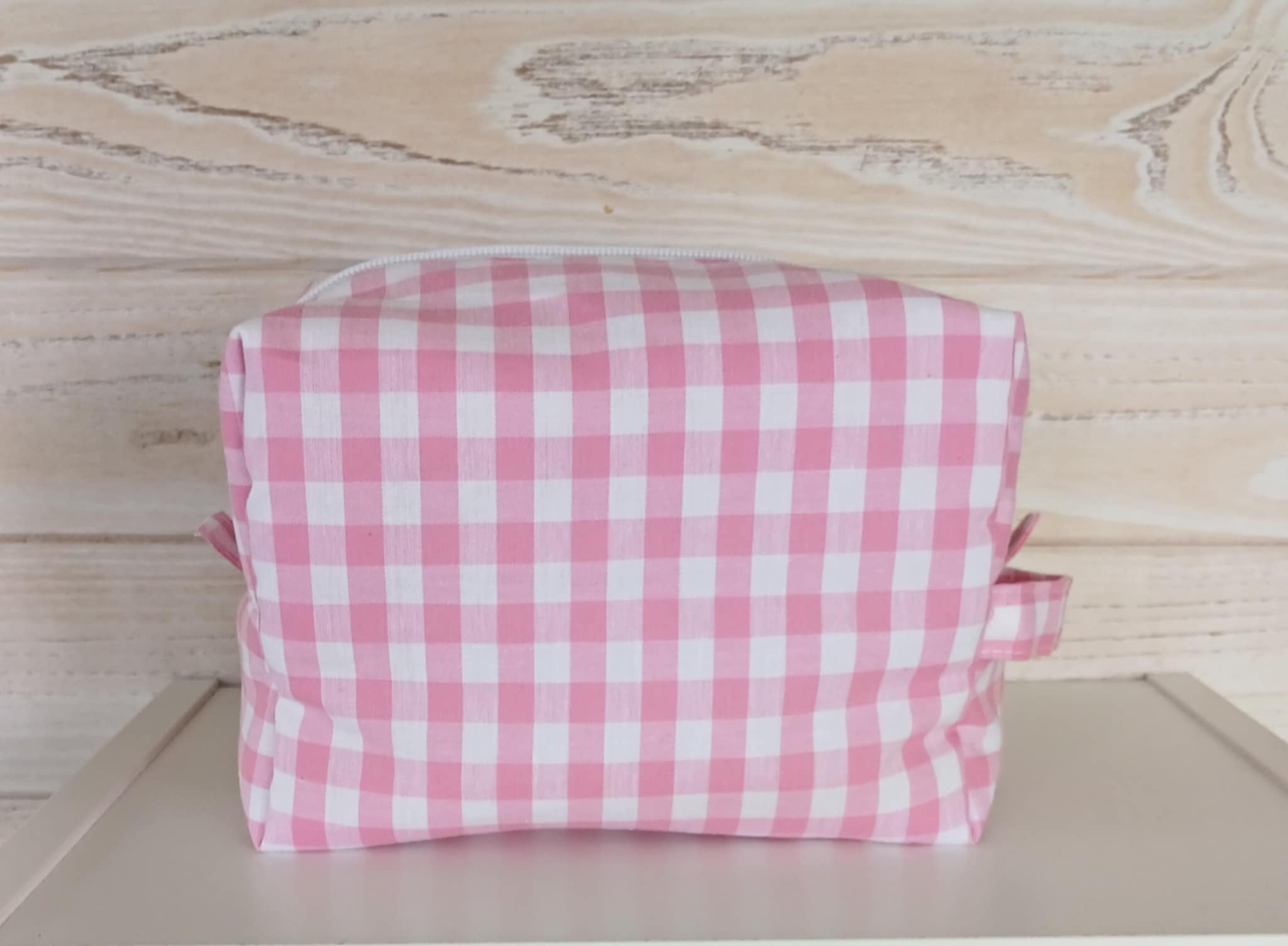 Trousse de toilette Vichy Rose – Image 2