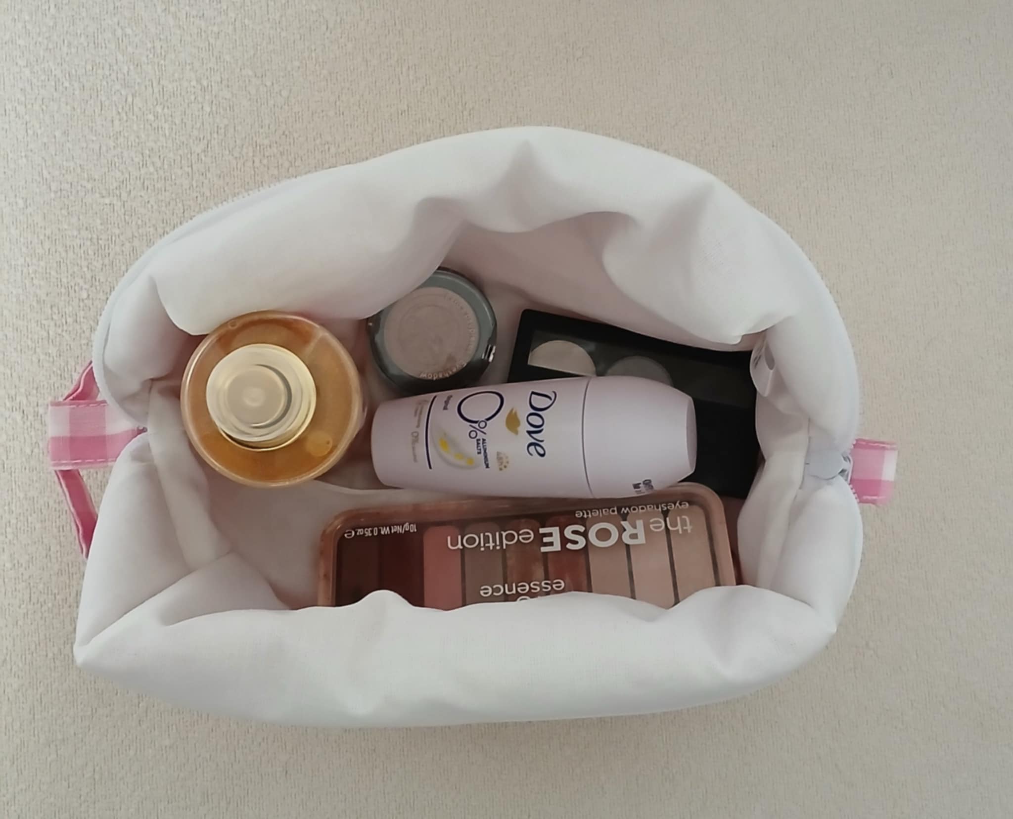 Trousse de toilette Vichy Rose – Image 4