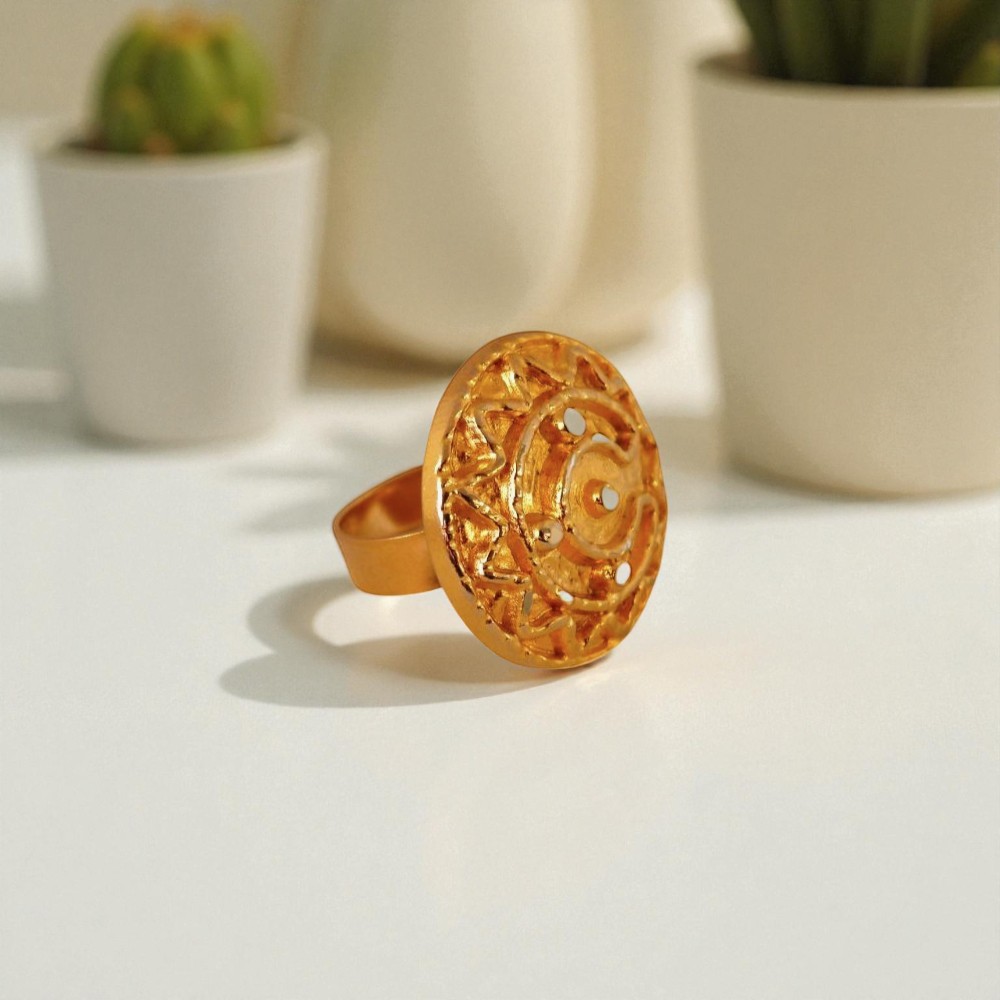 bague dorée