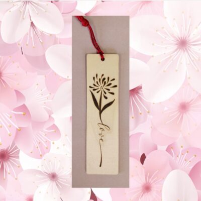 marque-page fleur love