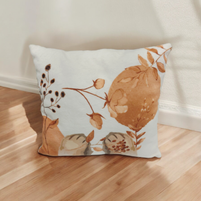 Coussin décoratif bébé en éponge Oeko-Tex® – Fait main