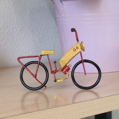 Mobylette miniature artisanale, cadeau fête des pères