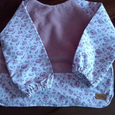 bavoir tablier avec manche 12/18mois
