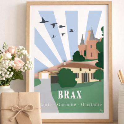 mockup d'affiche de maison personnalisée