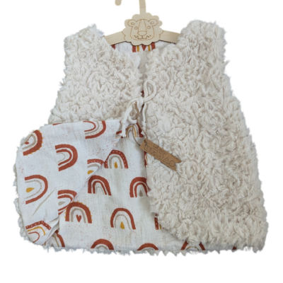 Gilet de berger réversible 3 ans – Sherpa & Coton