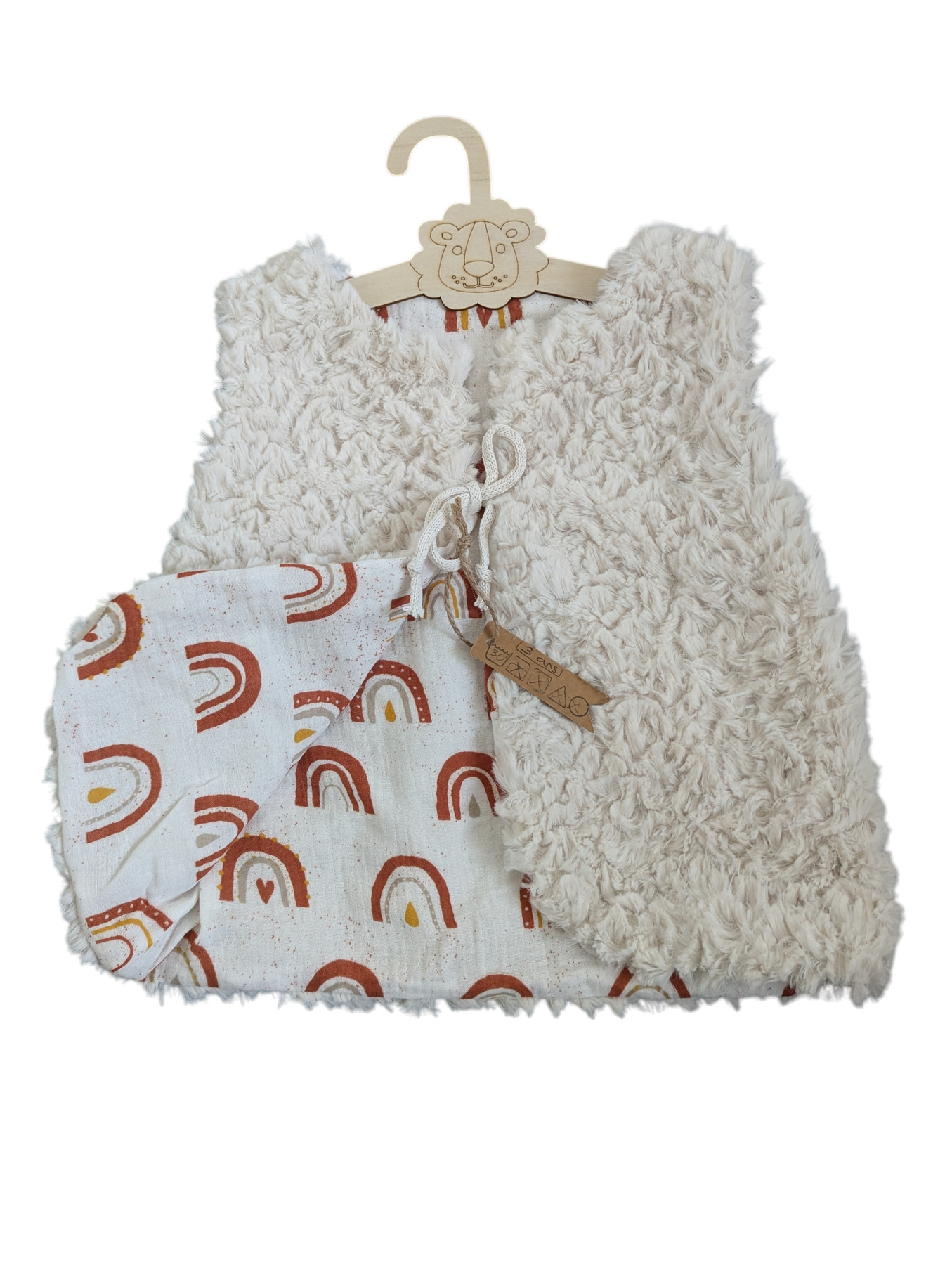 Gilet de berger réversible 3 ans – Sherpa & Coton