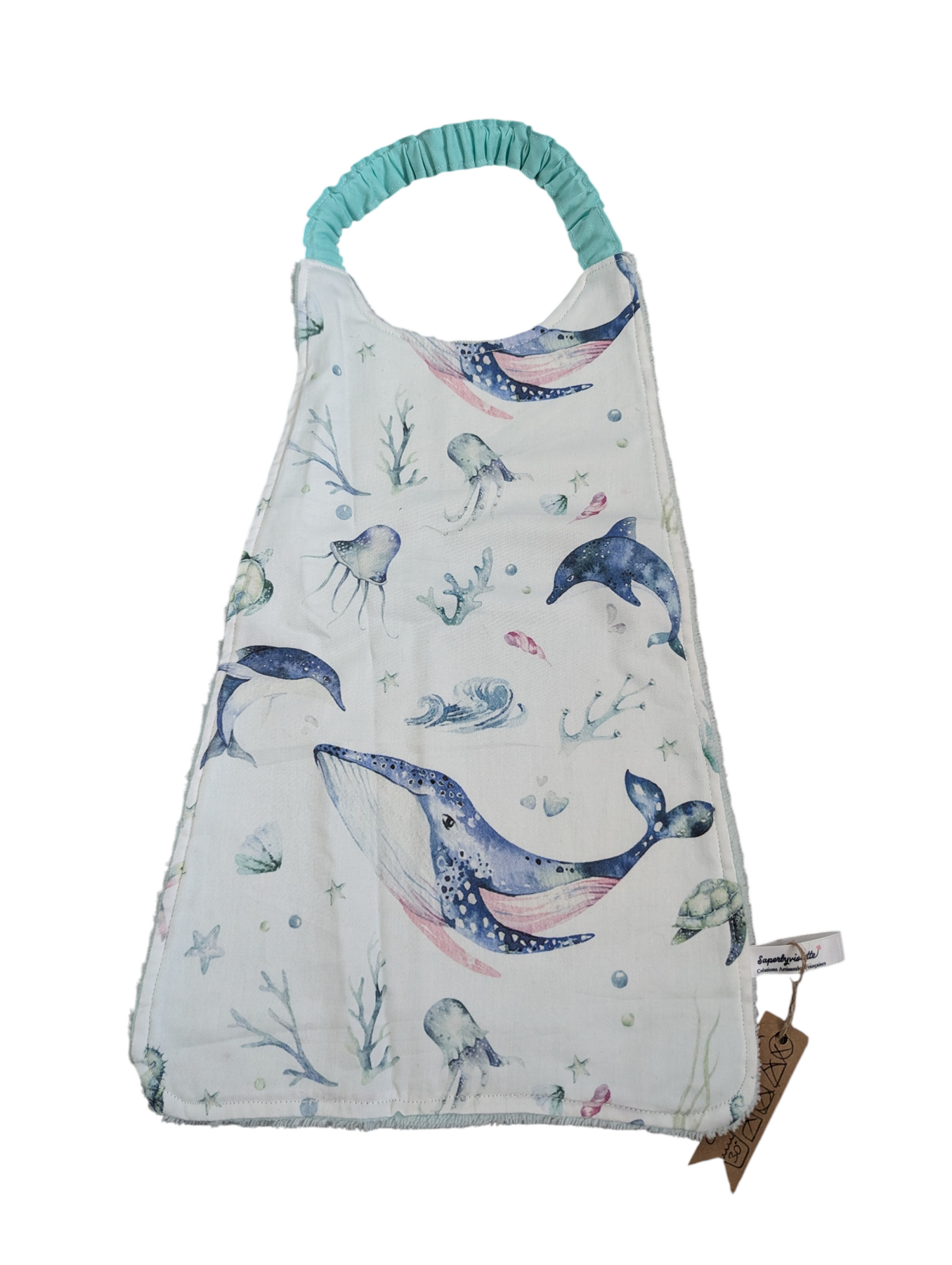 Serviette de cantine élastiquée personnalisée – Bambou & Coton – Image 8