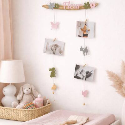 Pêle-Mêle Porte-Photos Faon et papillons