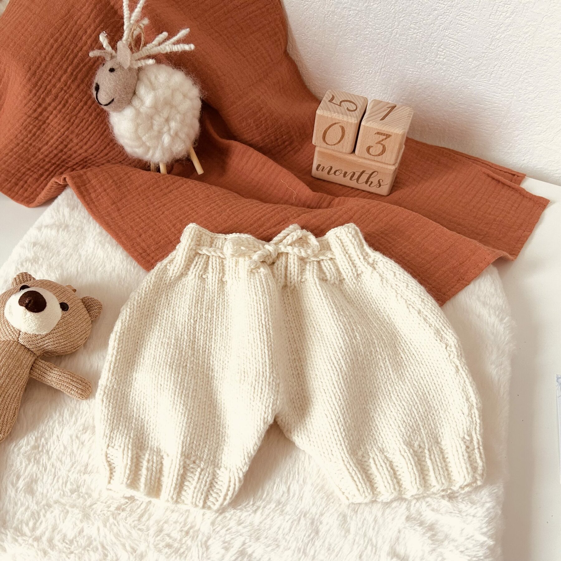Bloomer culotte bébé en laine mérinos - 3 coloris – Image 4