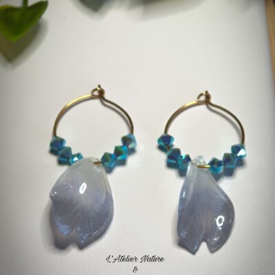 Créoles Artisanales "Pétales" -Made In France