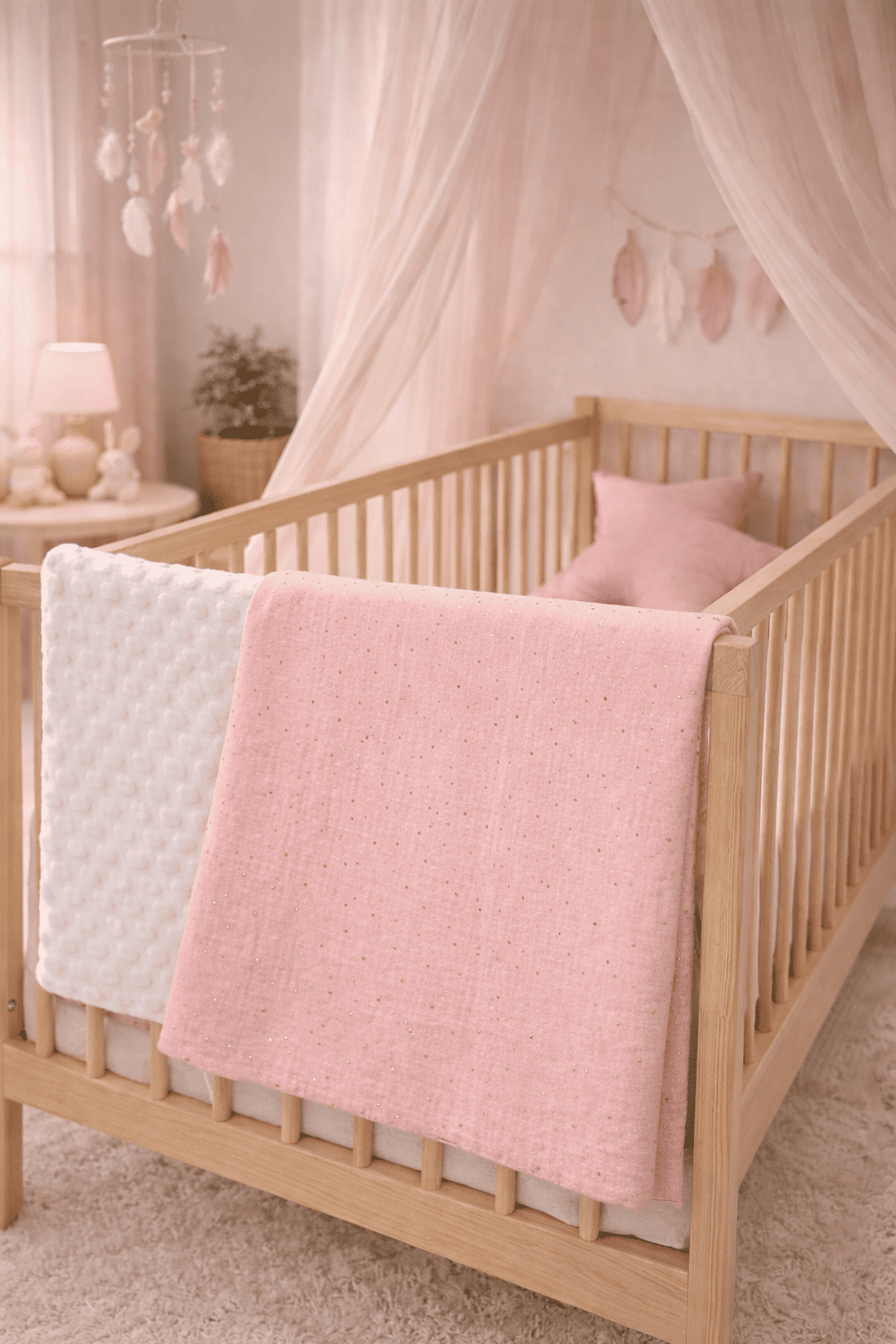 couverture double gaze de coton