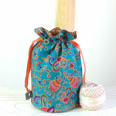 sac a projets crochet tricot