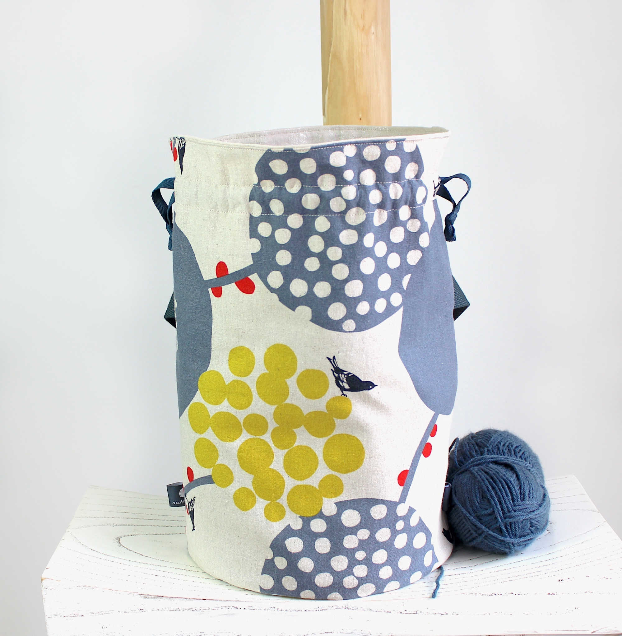 sac range tricot tissu minimaliste