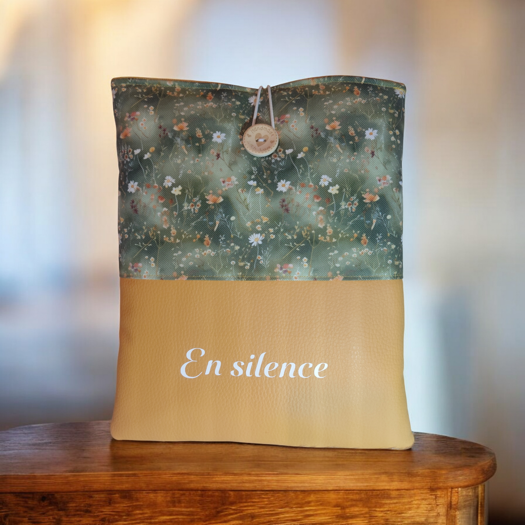 Pochette imperméable pour livre, tablette et liseuse – personnalisée – fait main – Image 2