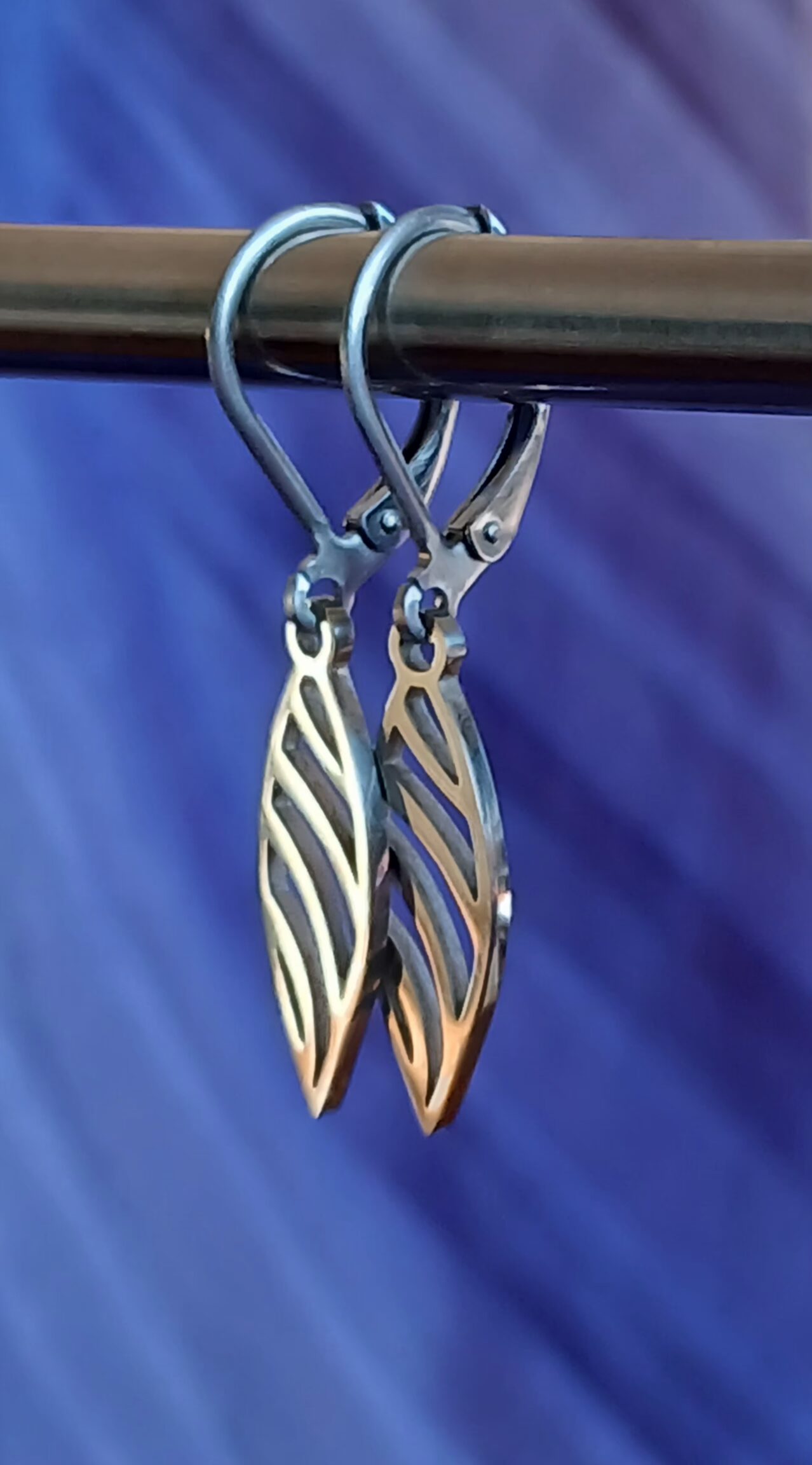 Boucles d'oreilles Feuille lancéolée – Image 2