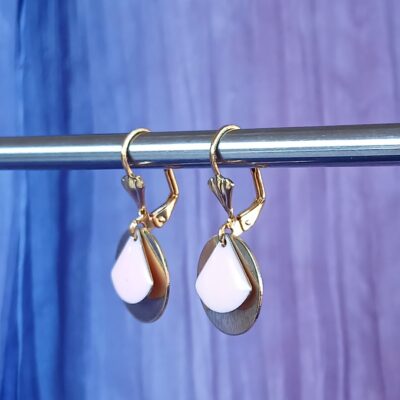 Boucles d'oreille crochet dormeuse. Adulte et enfant