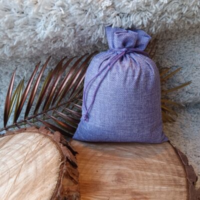 Sachet de lavande bio 240 gr, jute violet