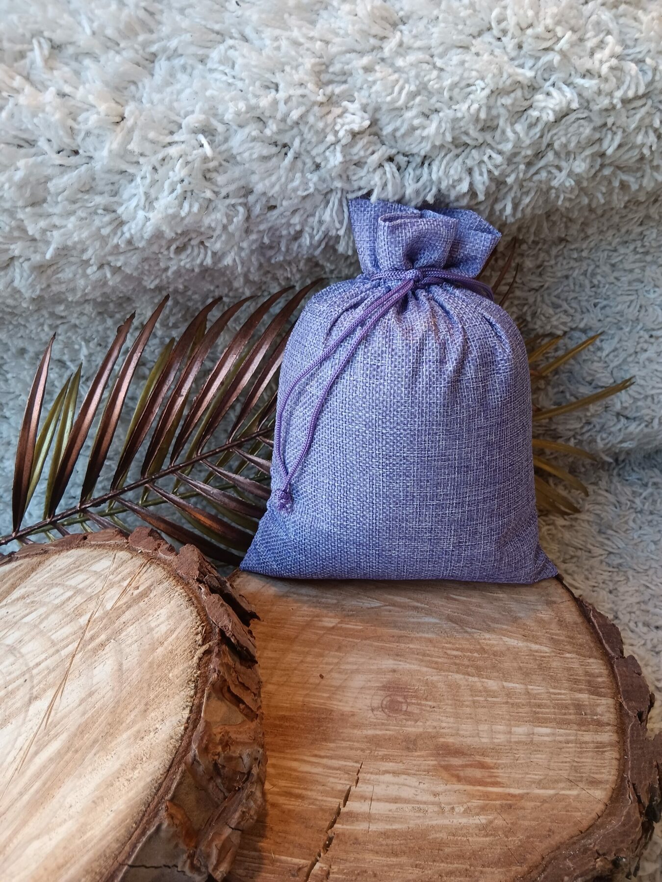 Sachet de lavande bio 240 gr, jute violet