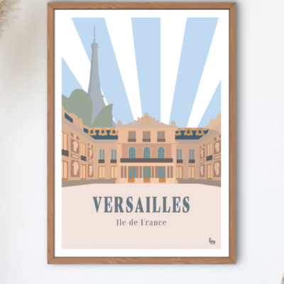 Affiche du chateau de versailles