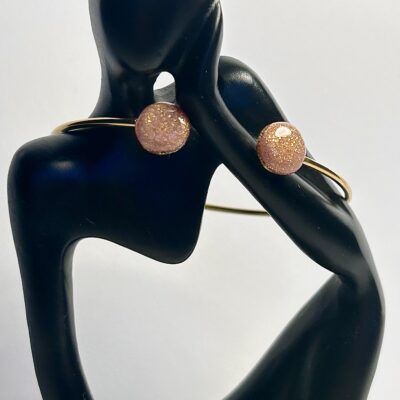 Bracelet jonc rose gold