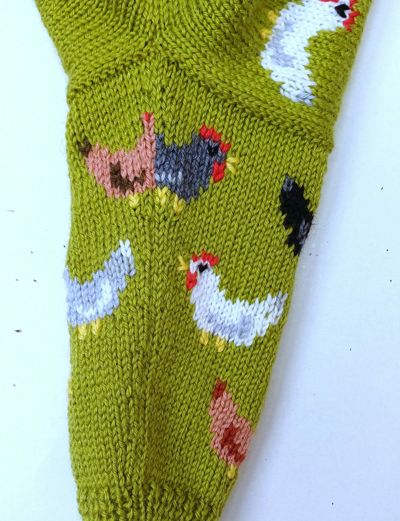 Pull tricot avec des poules, pour bébé 1 an – Image 8