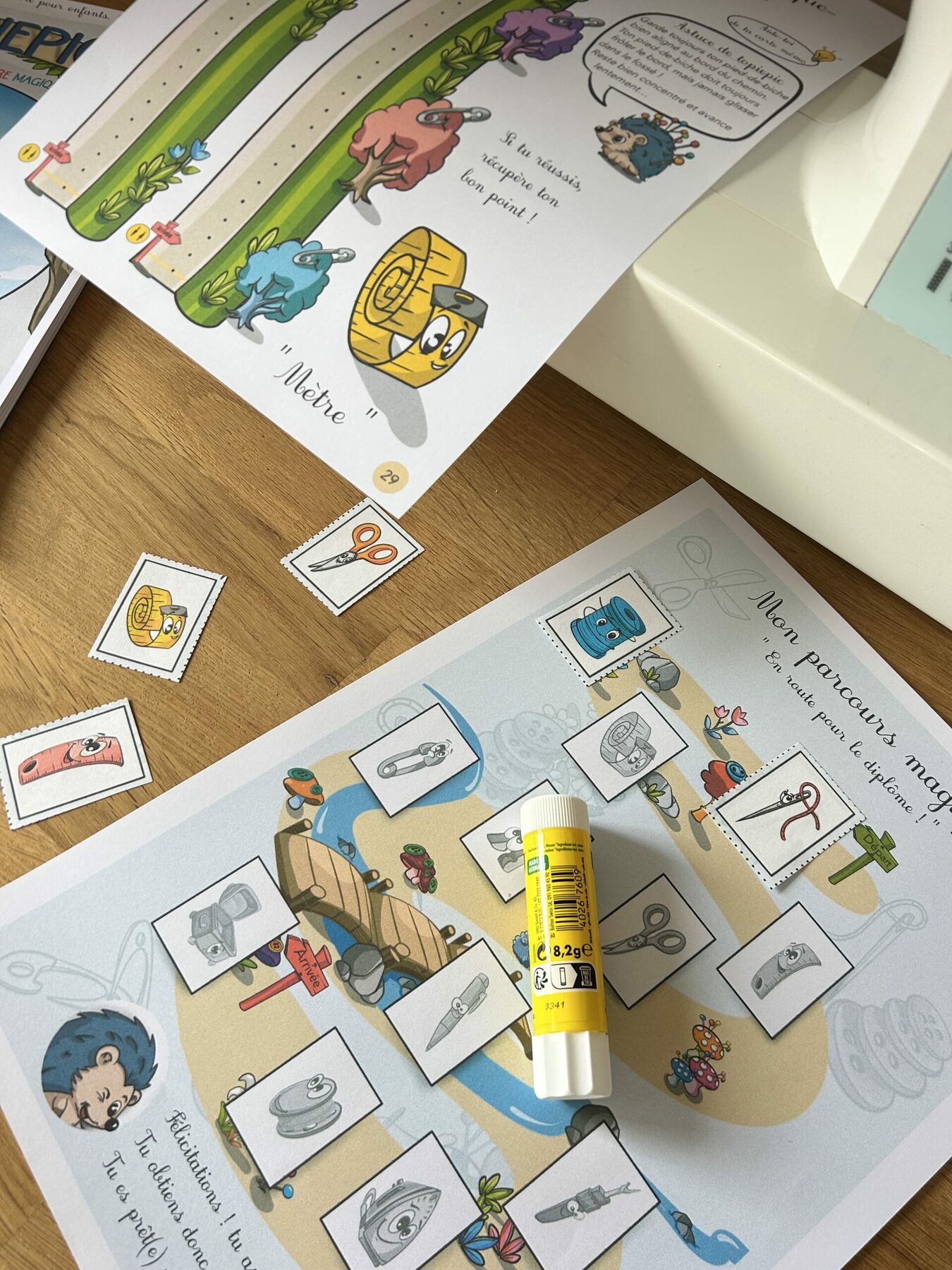 Livret d'Apprentissage Couture pour Enfant PDF à Télécharger/ Exercice ludique sur machine à coudre – Image 5