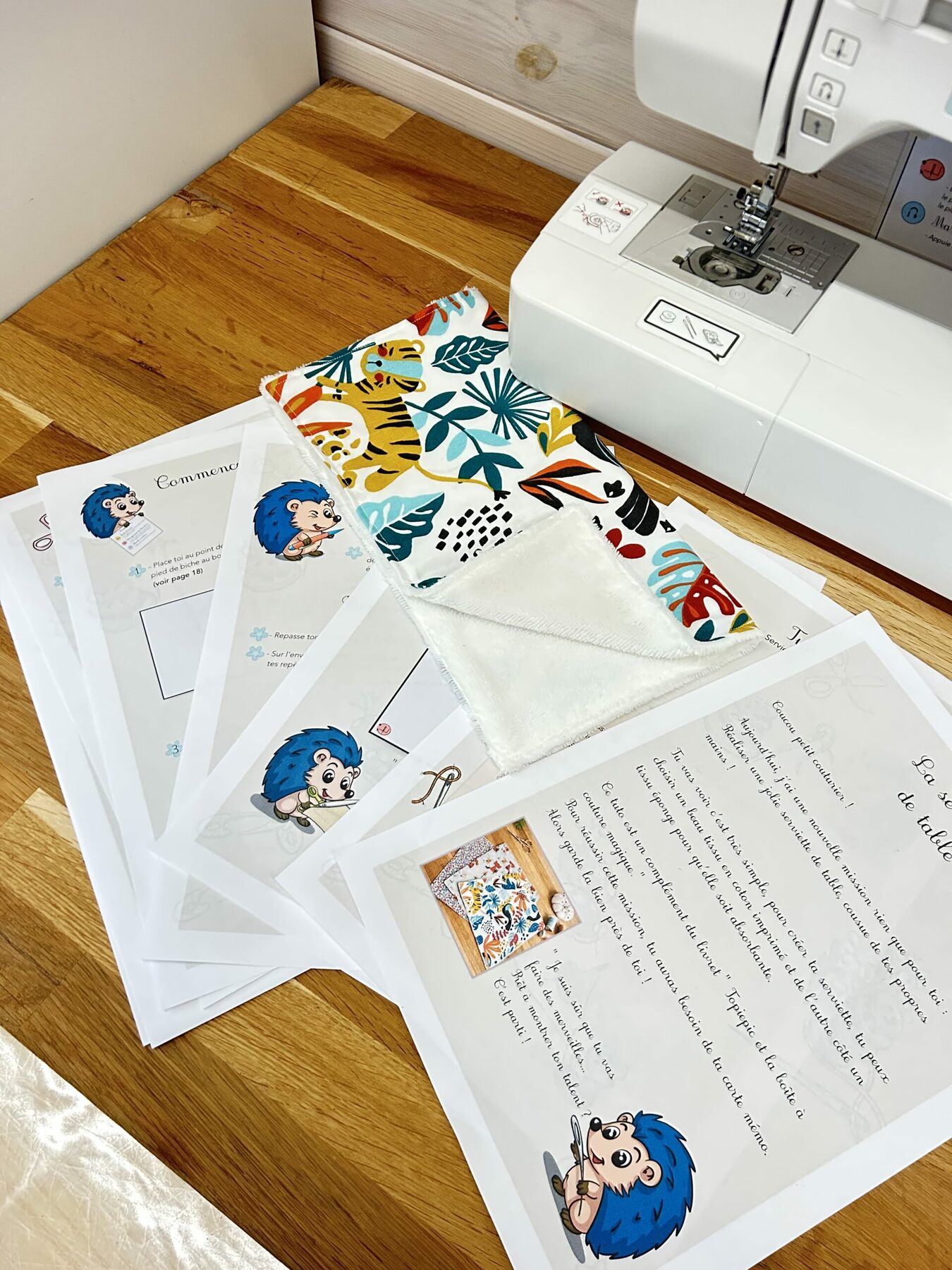Tuto PDF à Télécharger " La Serviette de Table " Topiepic et la Boite à Couture Magique – Image 2