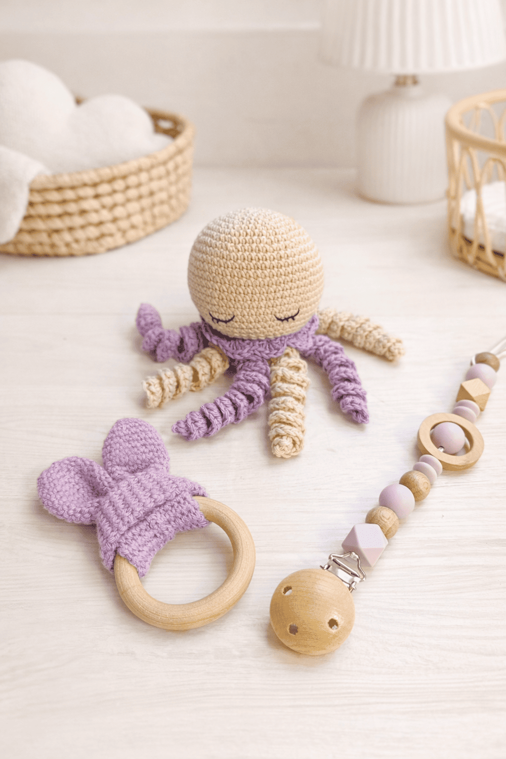 coffret pieuvre violet