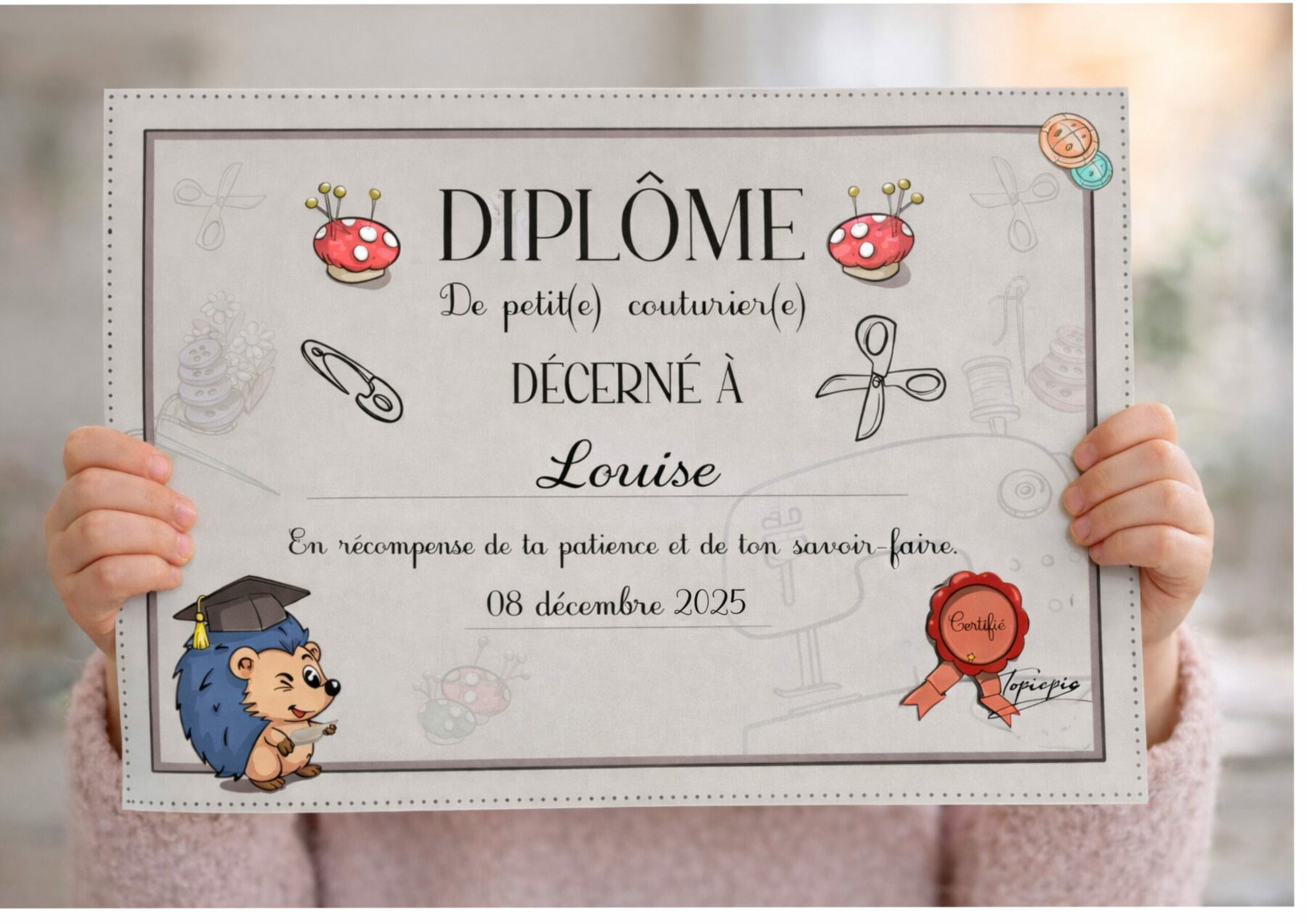 Livret d'Apprentissage Couture pour Enfant PDF à Télécharger/ Exercice ludique sur machine à coudre – Image 9