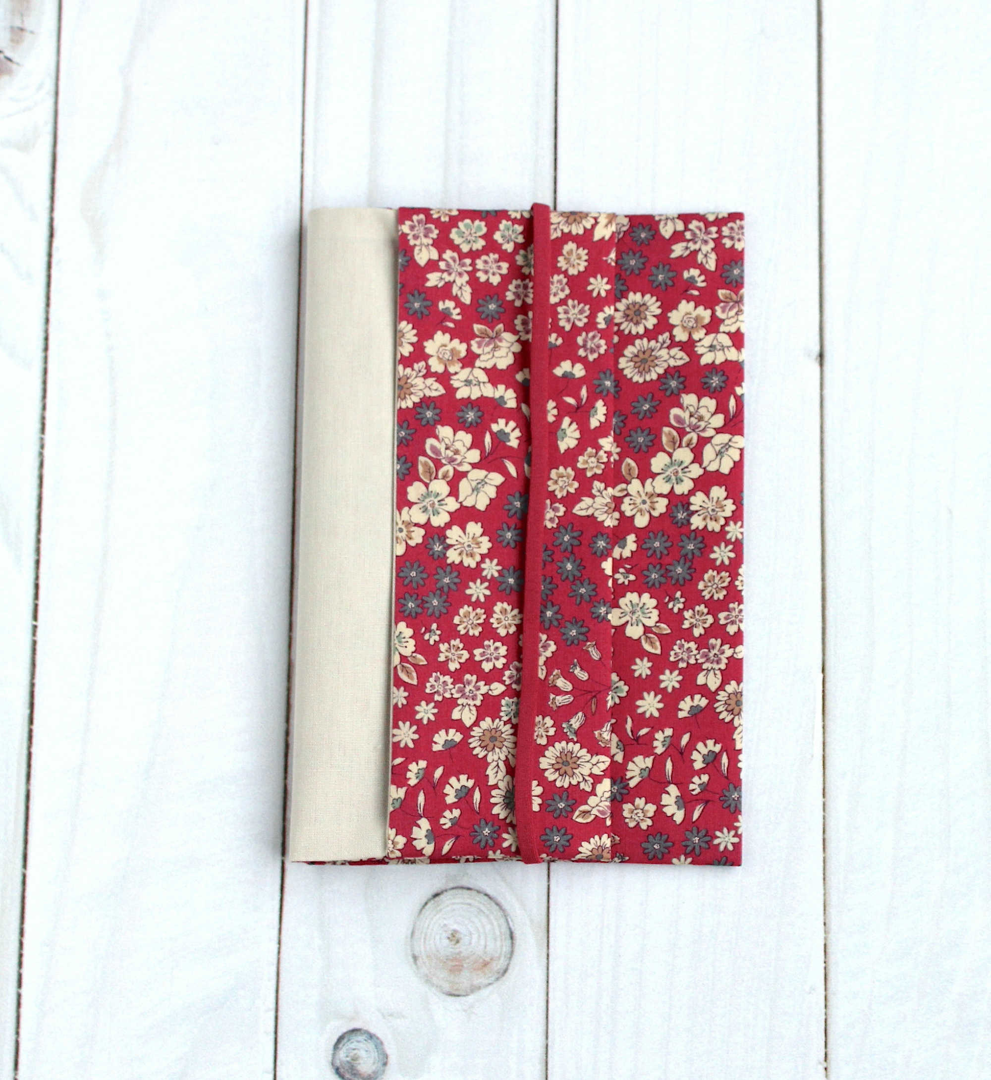 housse chequier talon haut tissu liberty