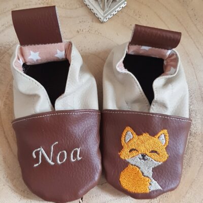 Chaussons renard Bidiartiste